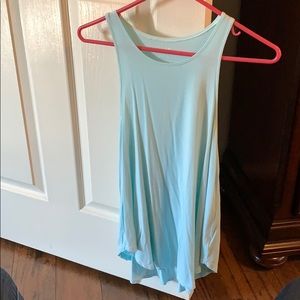 Blue tank top